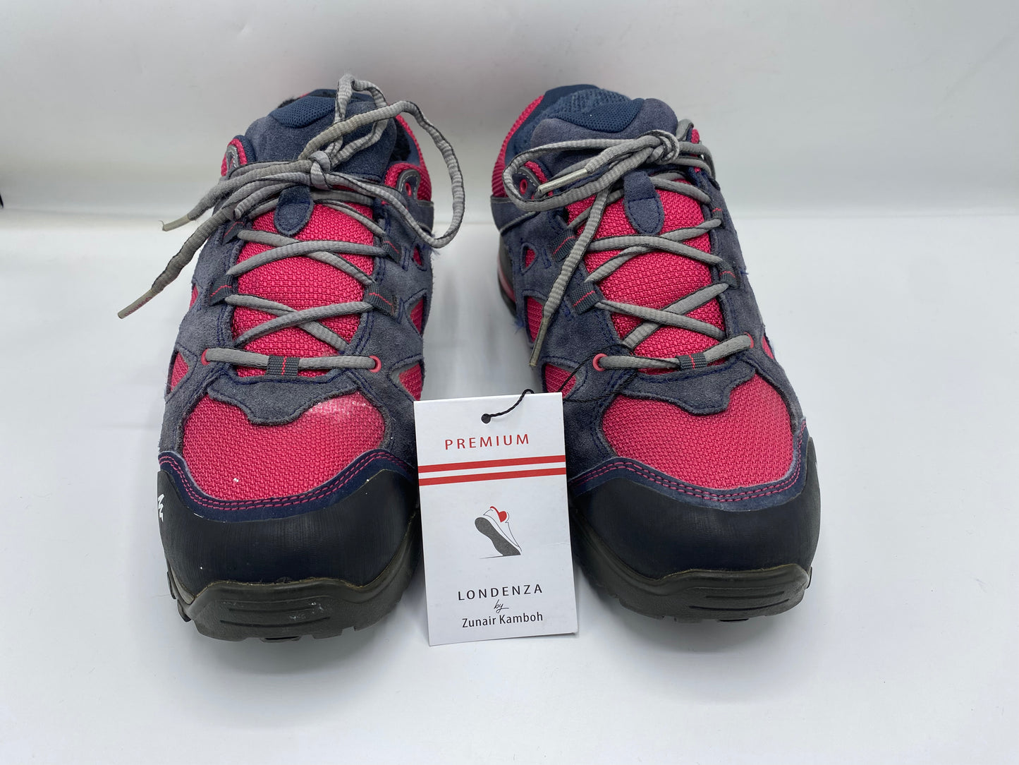 Mountain Hiking Waterproof Shoes Quechua MH500 - Grey/Pink