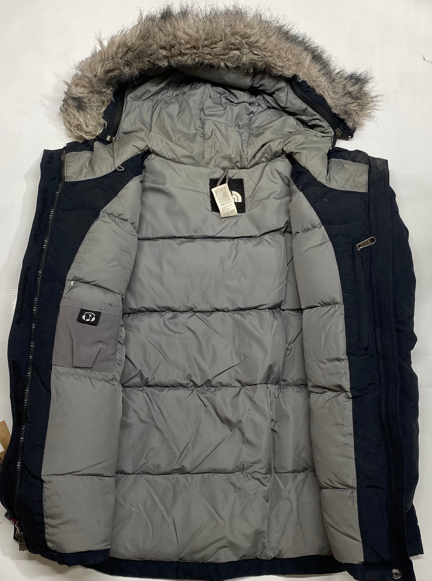 The North Face Jacket Womens Black Goose Down Faux