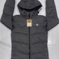 Adidas Gray Hooded Men Puffer Jacket