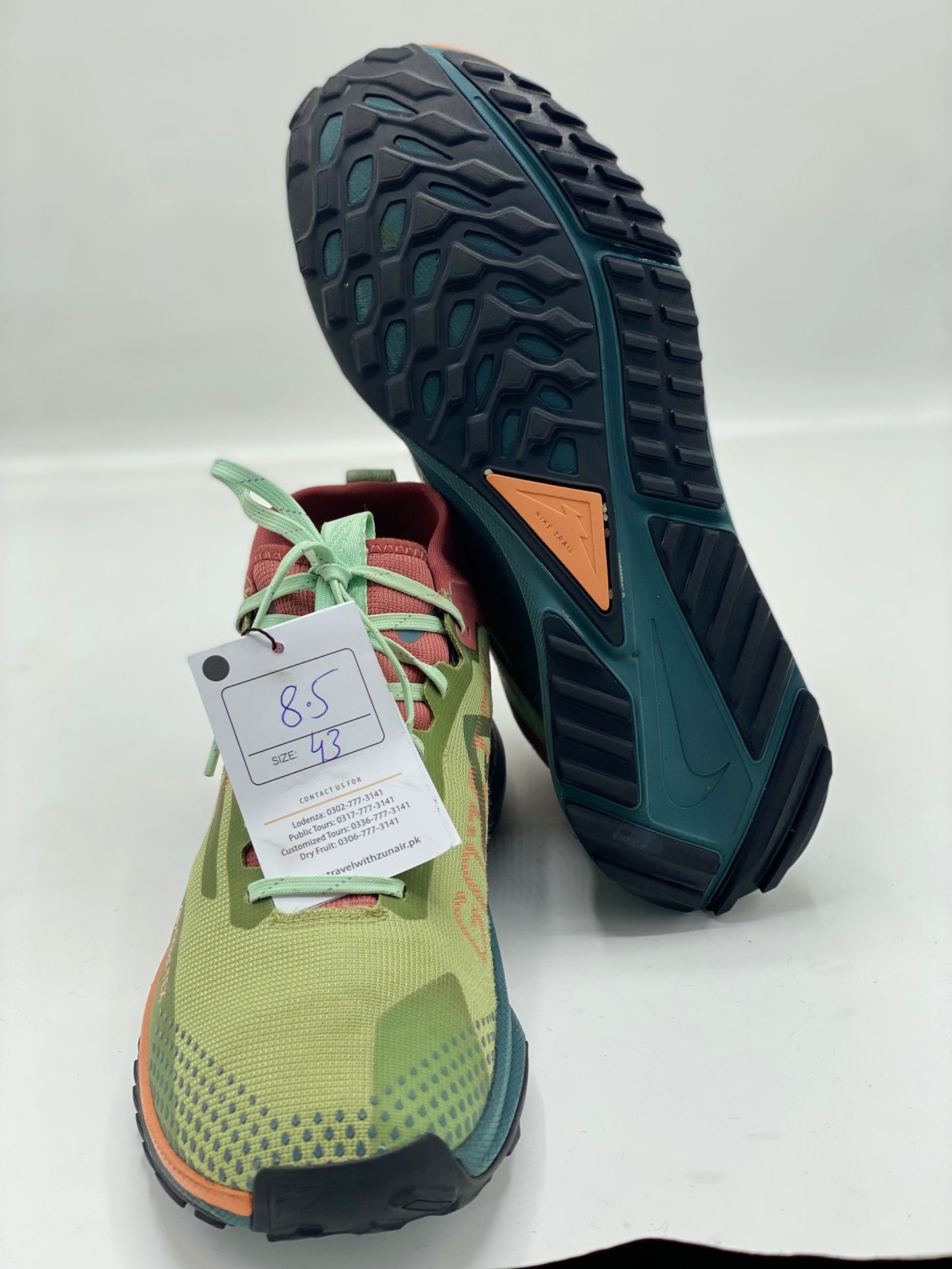 NIKE Running shoes React Pegasus Trail 4 Gore-Tex W DJ7929-300 brown green