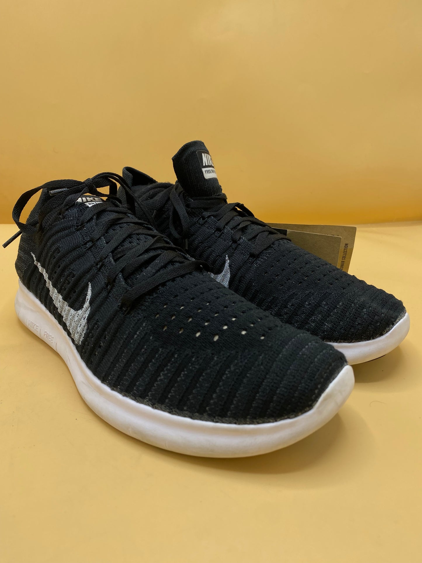 Nike free rn flyknit 2017 store black