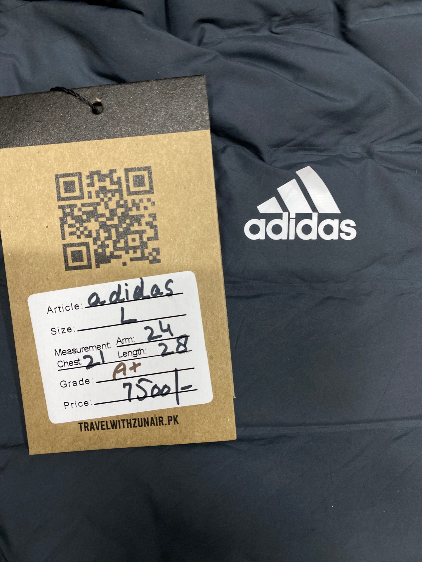 Adidas genuine new men's winter short outdoor down jacket / Gray