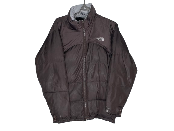 The North Face Nuptse 550 brown puffe