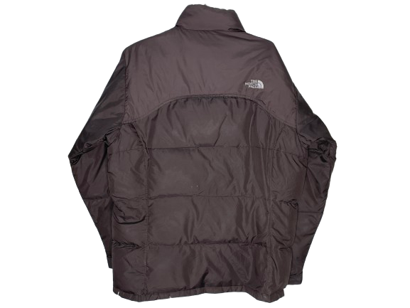 The North Face Nuptse 550 brown puffe